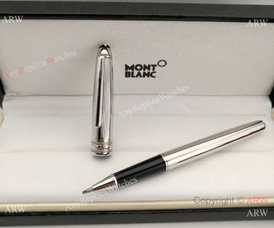 AAA Clone Mont Blanc Meisterstuck Silver Steel Rollerball pen